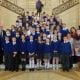 Armstrong Primary School at Stormont with Danny Kennedy