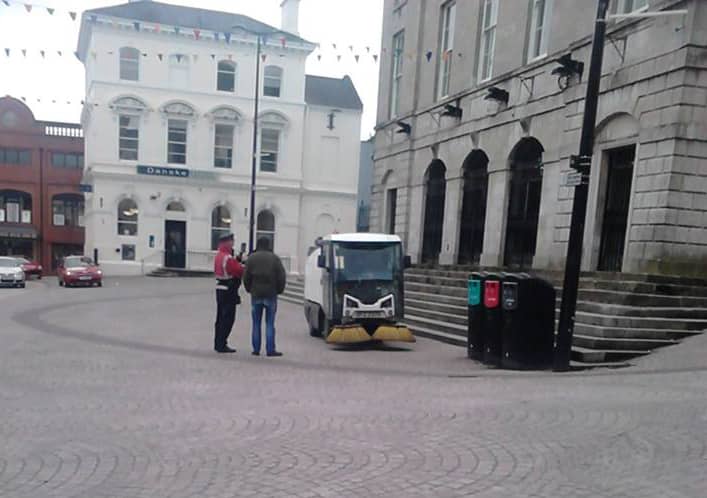 Parking ticket Armagh City Centre