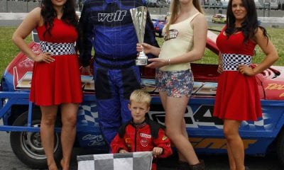 Ivan Elliot quickly settled into the 1300 Stock Car class at Tullyroan Oval - winning the Dilly Roofing Supplies sponsored final on Sunday in only his first meeting in the class