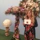 Armagh student Emma Sinnamon with her medal from the Chelsea Flower Show