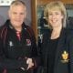 Brian McLaughlin and Shirly-Anne Donaldson, Armagh Rugby Club President