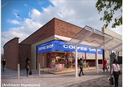 Architect's impression of how the former Burger King site in Armagh will look