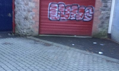 Graffiti in Armagh city centre