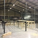 Inside the new trampoline park at the Outlet in Banbridge