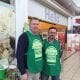Doug Beattie visits a foodbank in Portadown