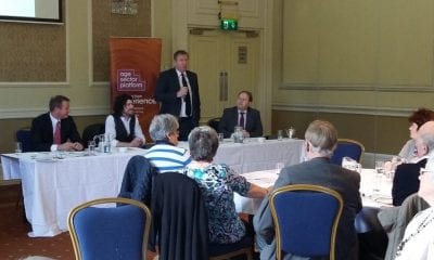 UUP councillor Doug Beattie addresses a Pensioners' Parliament at Armagh City Hotel