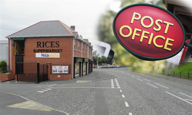 Keady Post Office will be moving to Rice's Supermarket