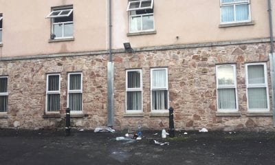 Rubbish at Armagh hostel