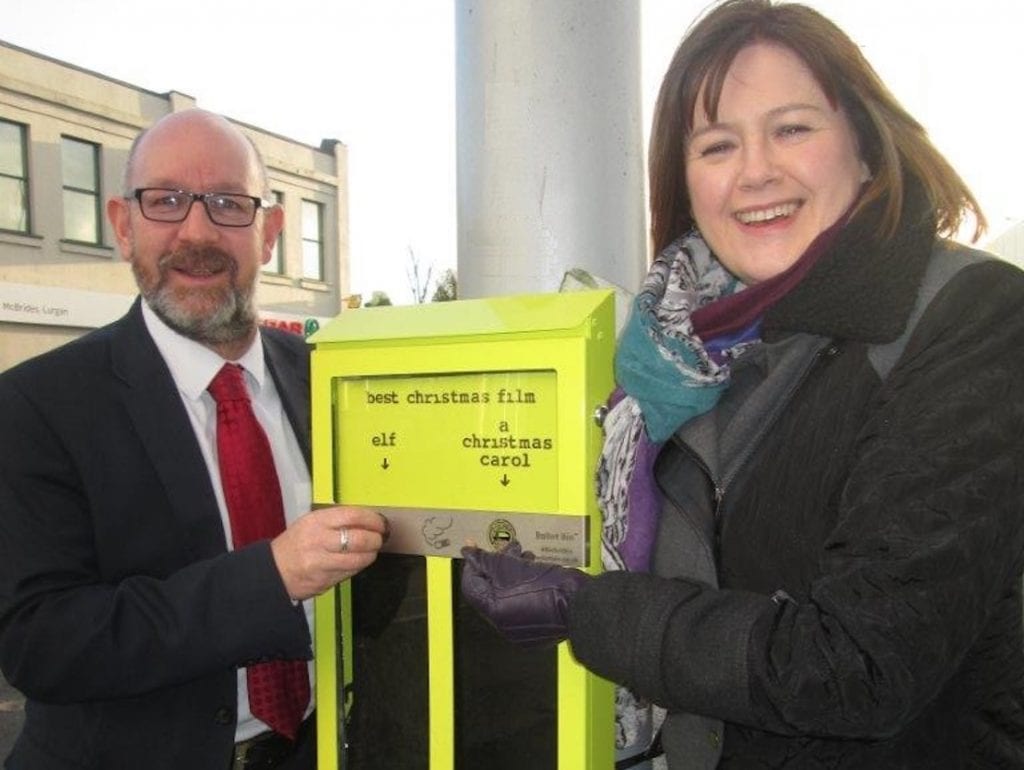 Council’s new ‘innovative ballot bin’ trial gets underway Armagh I