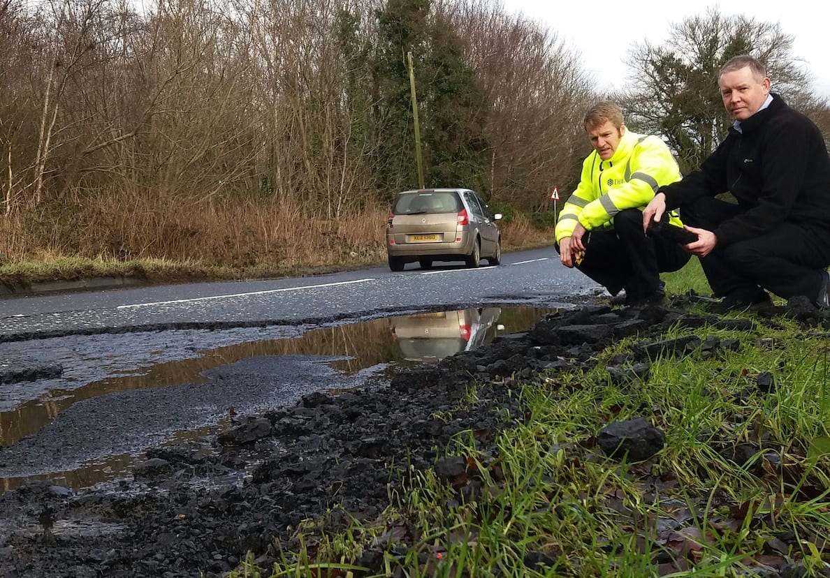 Mickey Larkin Roads potholes