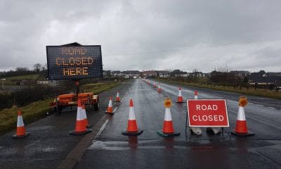 Road closed, Markethill