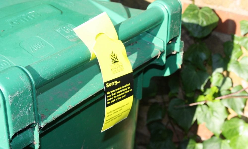 New ‘yellow card’ for residents who put incorrect rubbish in wrong bin