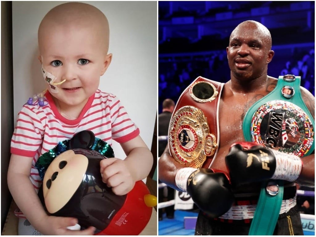 Watch Body Snatcher Dillian Whyte lends his support to ill Co Armagh toddler