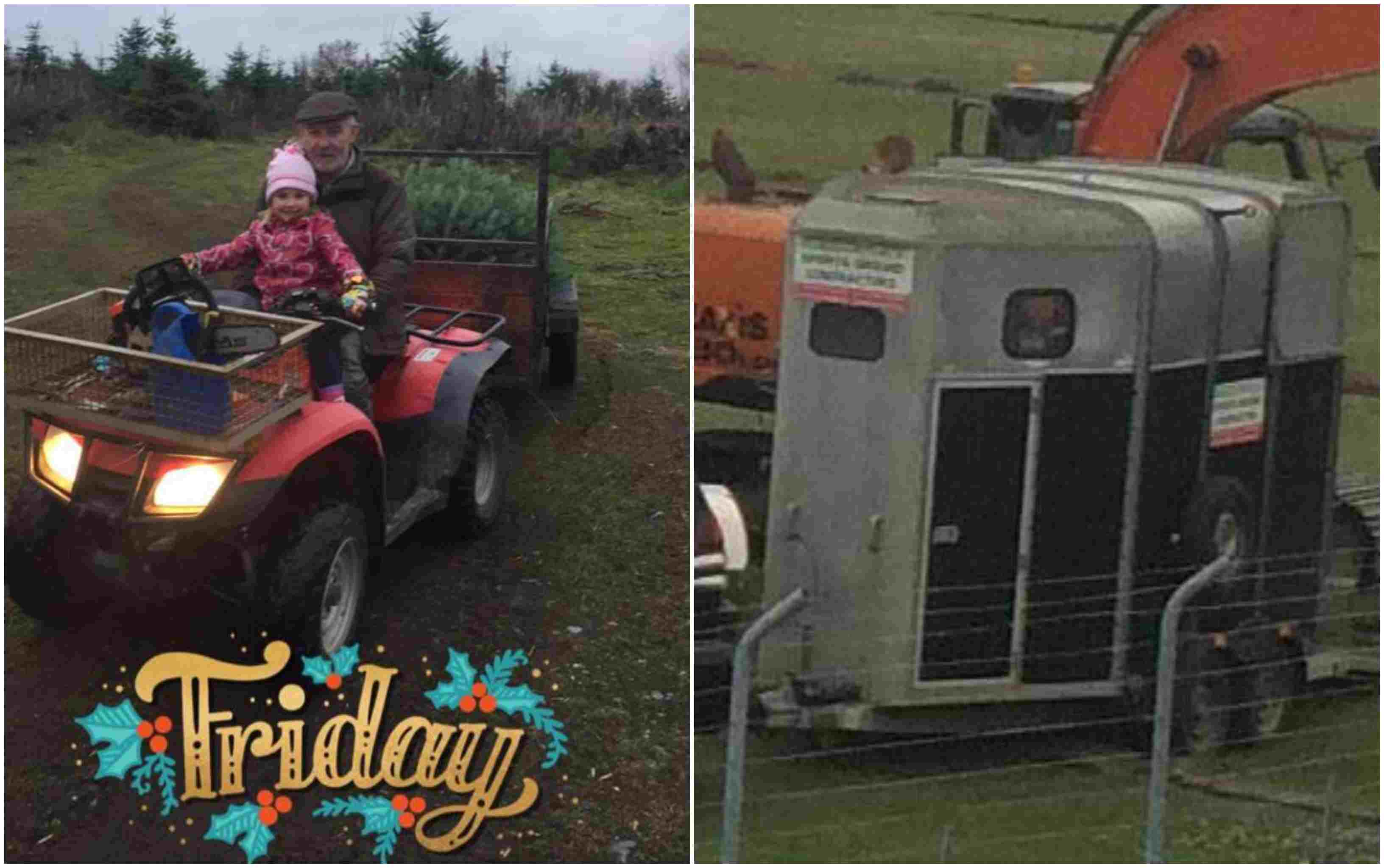 Stolen quad and horse box in Armagh