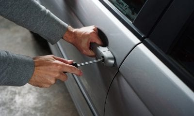 Car thief burglary