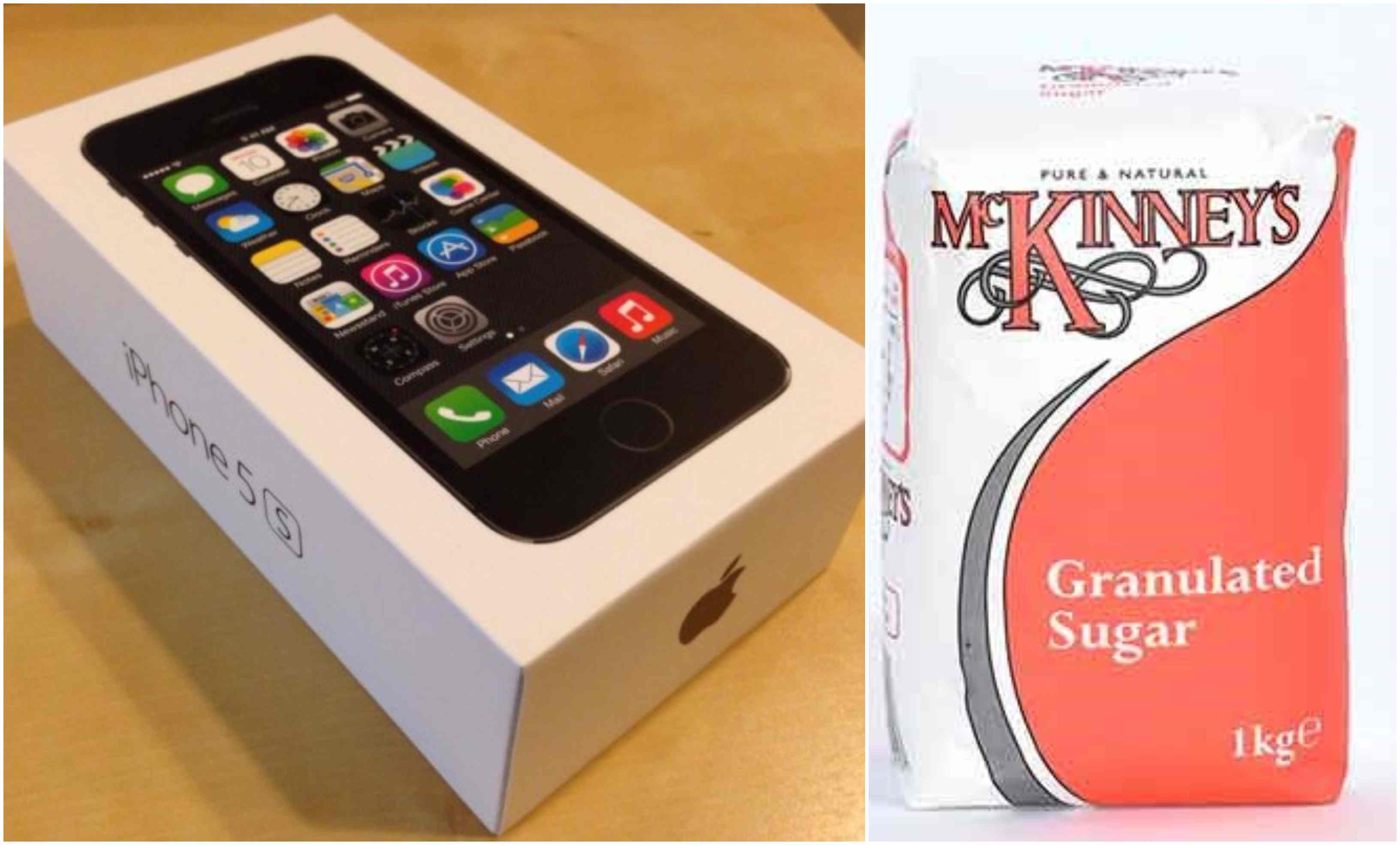 Unsuspecting victim duped into paying €700 for bag of sugar instead of iPhone