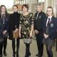 International Women's Day event, Craigavon Civic Centre 5th March 2019. Pictured from are Keeva Murtagh (The Prince’s Trust), Lord Mayor Cllr Julie Flaherty, Inspector Rosemary Leech MBE (Road Policing Development) and Alison Matthews (owner of VirtuAli Administrative Solutions) with Craigavon Senior High students Courtney Livingstone, Rachel McKerr and Tirzah Walker. ©Edward Byrne Photography