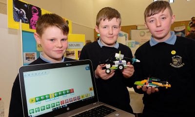 Scoil Mhuire Students The Lego Mindstorm project brings children and teachers from primary schools together for Lego Mindstorm Workshops and subsequently for Space Challenge Competitions and Exhibitions of Project work and Project Sharing ideas. Peace by PIECE Lego Mindstorm funded by Peace IV co-ordinated by CMETB Tommy Makem Centre Keady Co.Armagh 9 3 2019 CREDIT: LiamMcArdle.com