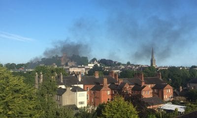 Lorry fire on the Mall in Armagh