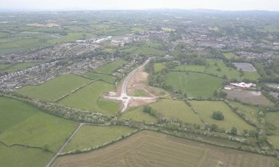 The new link road for the Mullinure Lane 'Deanery Demesne' housing development in Armagh city