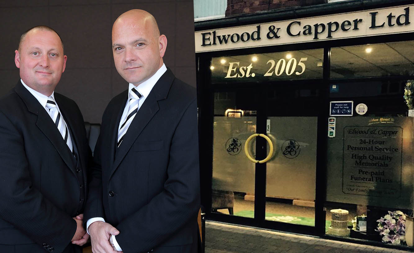 Brian Elwood (Partner) and David Capper (Partner) od Elwood and Capper Funeral Directors