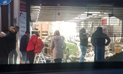 Clarke's Paint Shop crash