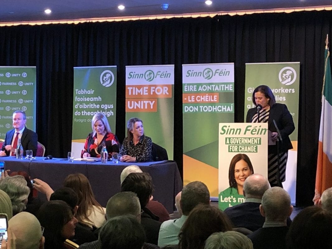 Mary Lou McDonald in Newry
