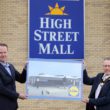 Portadown’s High Street Mall set for new Lidl Northern Ireland early next year: Lidl Northern Ireland has confirmed its brand new £6 million store will open at High Street Mall in Spring 2021, creating 20 permanent new jobs and supporting up to 100 more through the planning and construction phases. The new Lidl Northern Ireland store is in addition to a £4 million transformational investment and re-development of the popular town centre shopping destination. Pictured announcing the investment are (L-R) Conor Boyle, Regional Director Lidl Northern Ireland and Lord Mayor Kevin Savage, Armagh City, Banbridge and Craigavon Borough Council.