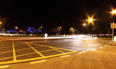 traffic driving roundabout