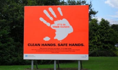 Covid safe hands Craigavon Hospital