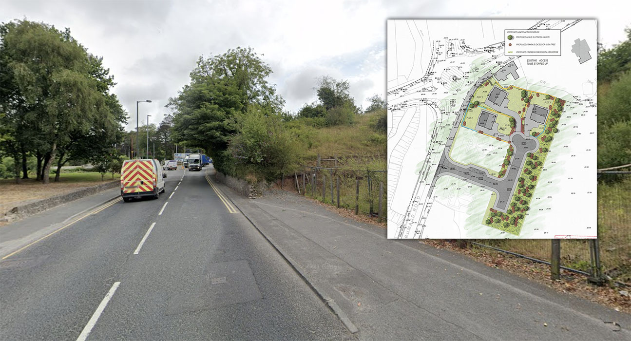 House to be demolished and three new homes built opposite Deansbridge