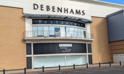 Former Debenhams store at rushmere Shopping Centre