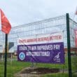 Carn Depot Strike Fair Pay Sign