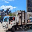 Bin lorry Portadown ABC Council strike rubbish