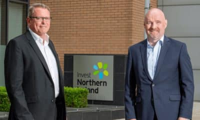 Derek Andrews (left), Head of Territory, Great Britain and Europe, Invest NI and Stephen Malone, CEO of Malone Group