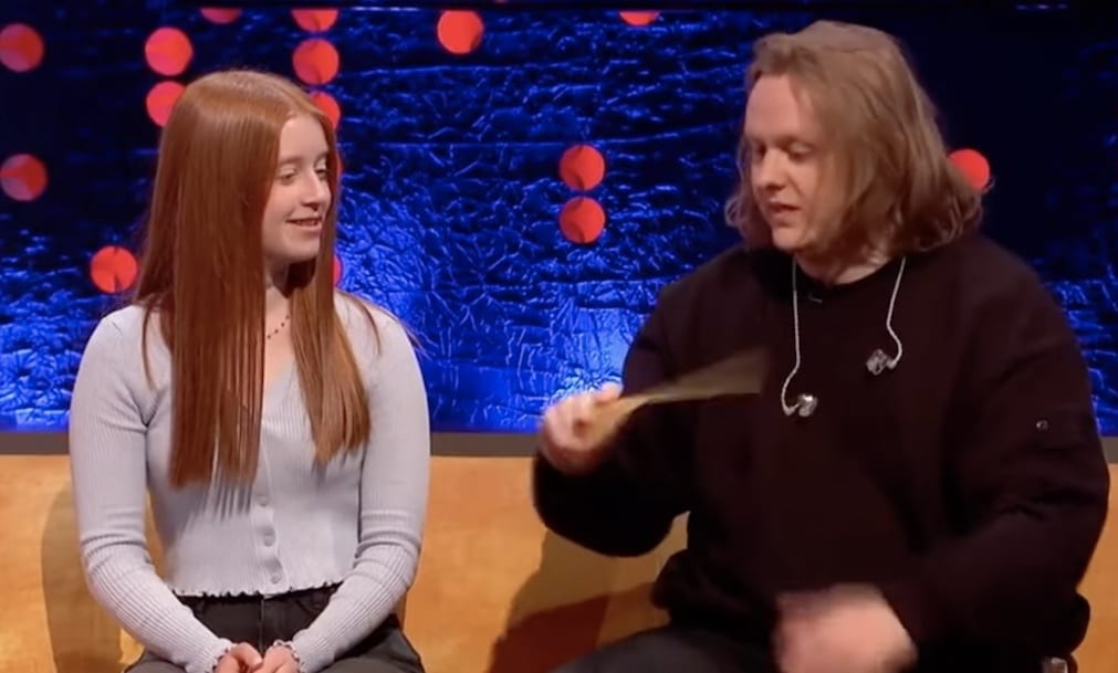 Lucy Montgomery with Lewis Capaldi