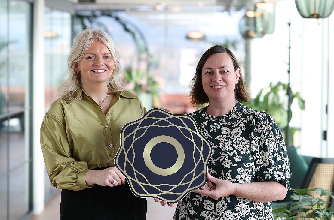 Pictured l to r are Nuala Murphy Director at Diversity Mark and Lisa O Neill Corporate Policy and HR Officer at Armagh Observatory and Planetarium