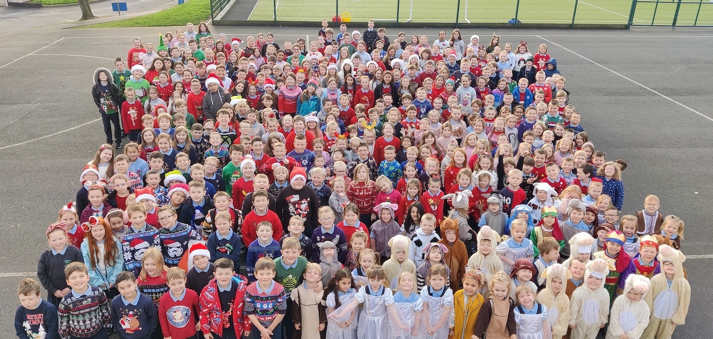 The 2022 ABC Council Daily Mile Santa Run Photography Competition Winners, Tandragee Primary School.