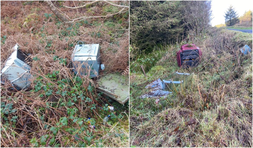 Flytipping south armagh and Carrigatuke