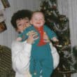 Jacqui Moore with her son Ryan when he was seven months old
