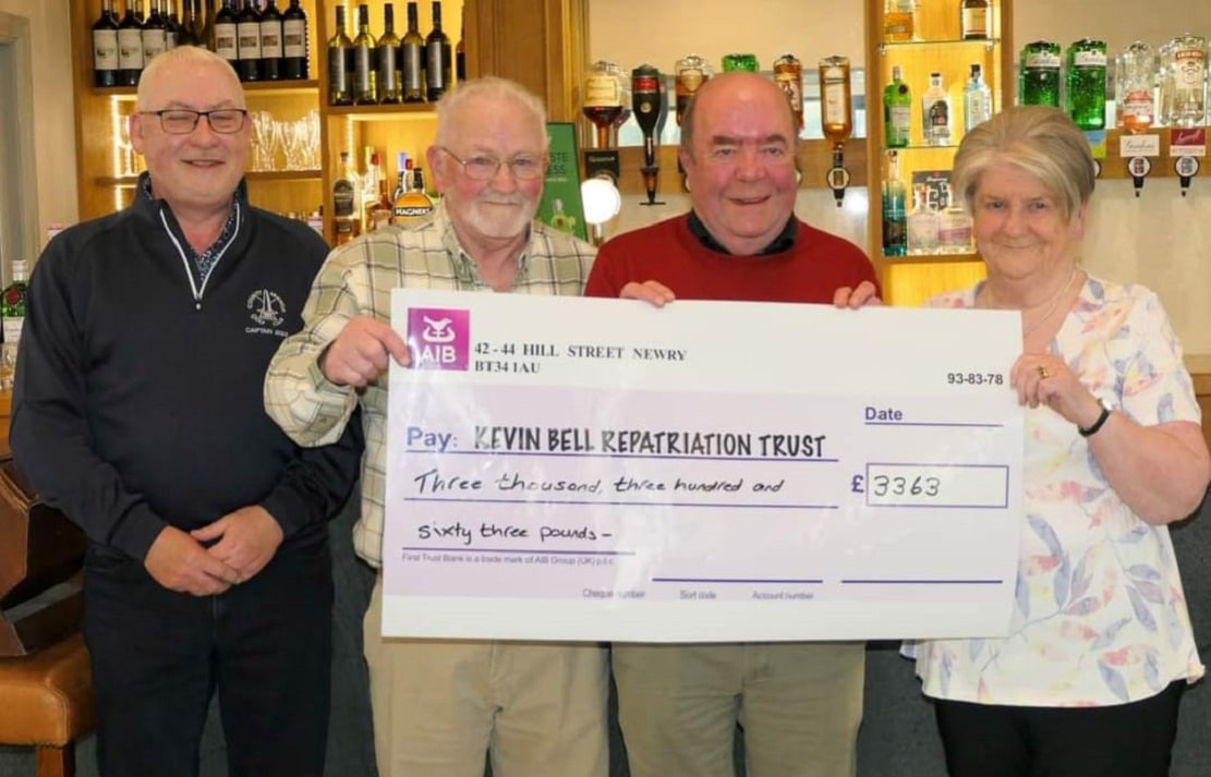 80-year-old Brendan raises more than £3,000 for Kevin Bell Repatriation ...