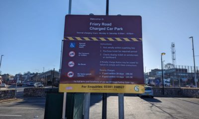 Friary Road East car parking