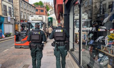 Police in Armagh Scotch Street
