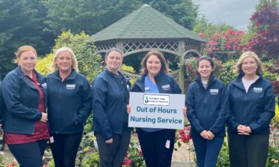 Bernadette Farrell, Community Services Manager, some of the Southern Area Hospice Out of Hours Nursing Team, Bridget Smyth, Director of Care.