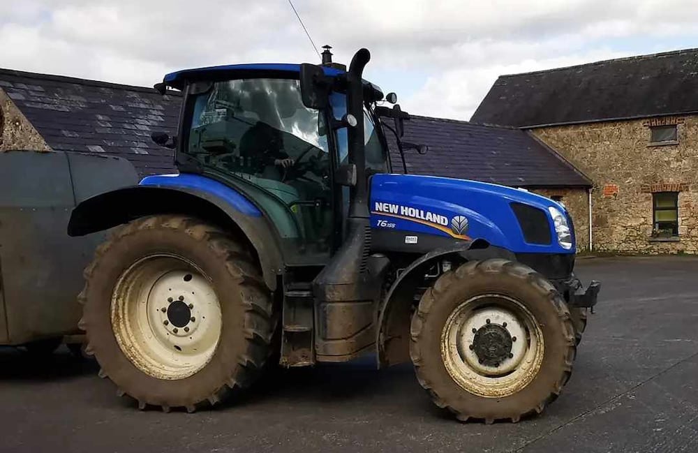 New Holland tractor stolen in Collone