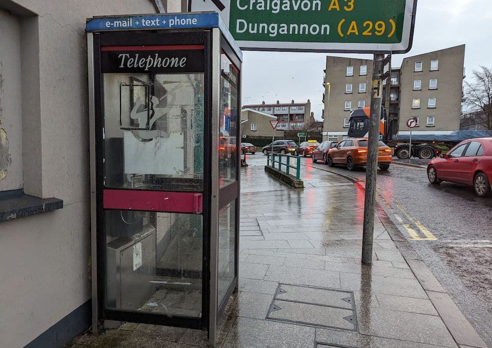 Payphone on Barrack Street Armagh